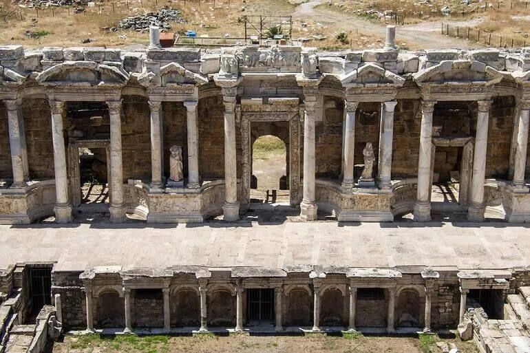 A structure in one of the ancient cities of Denizli