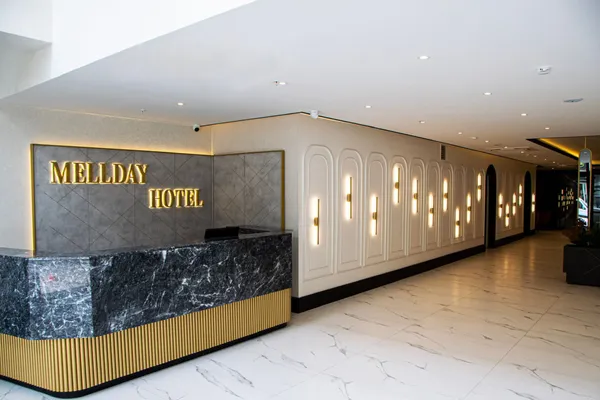 Mellday Hotel reception desk