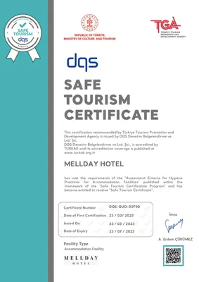 Safe Tourism Certificate (English version)