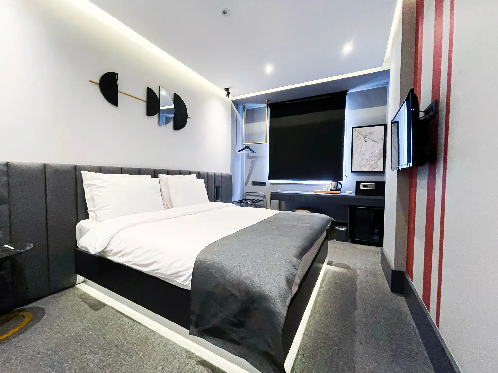 Double bed room at Mellday Hotel Denizli